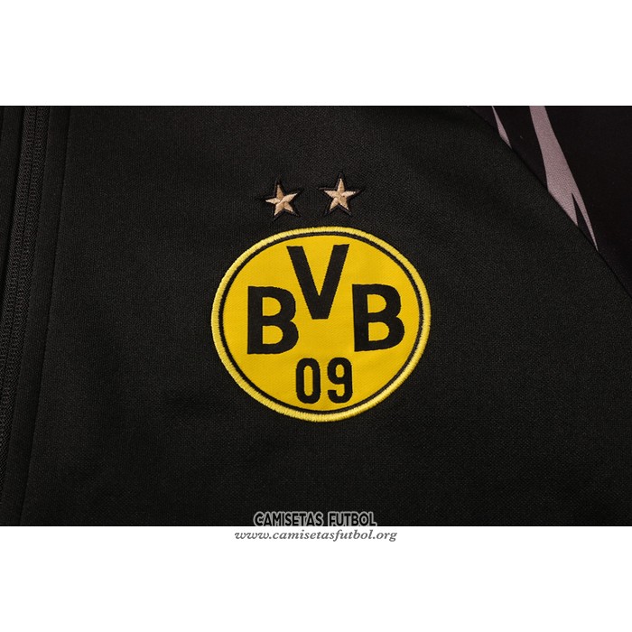 Chaqueta con Capucha del Borussia Dortmund 2021 Negro